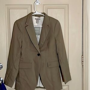 An XS tan blazer for H&M